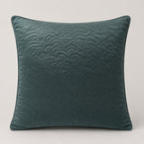 Machine Crafted Black Cushion Cover – 16"x16" | Elegant Gold Floral Embroidery | Premium Poly-Cotton Decorative Cushion Cover