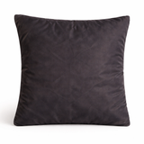 Hand Crafted Cushion Cover – Black | 12"x12" | Poly Cotton | Elegant Button Tufted Design