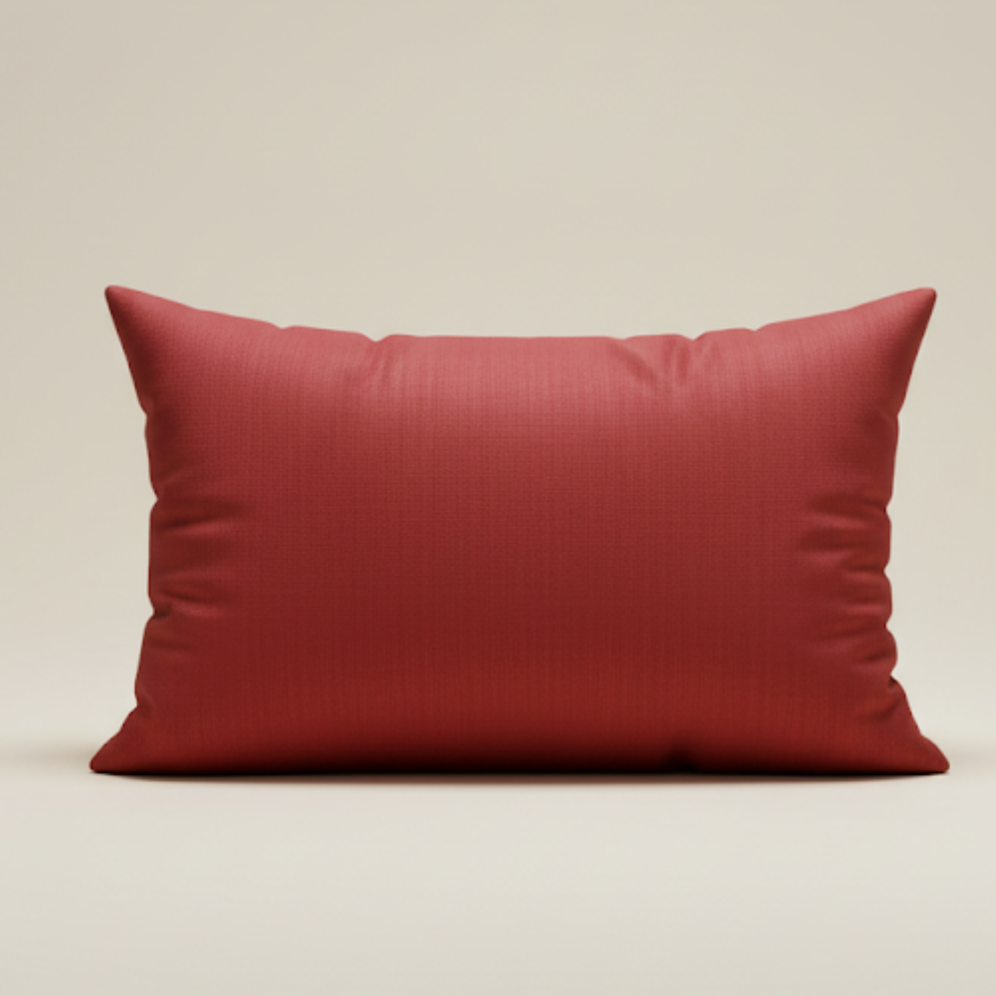 Handcrafted Maroon Bolster Cover – 19"x8" | Premium Poly Cotton