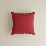 Fabric-Crafted Maroon Cushion Cover – 12"x12", Multi-Stripe Textured Design in Premium Poly Cotton