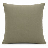 Handcrafted Cushion Cover – Camel | 16"x16" | Zigzag Embroidered Decorative Cushion Cover