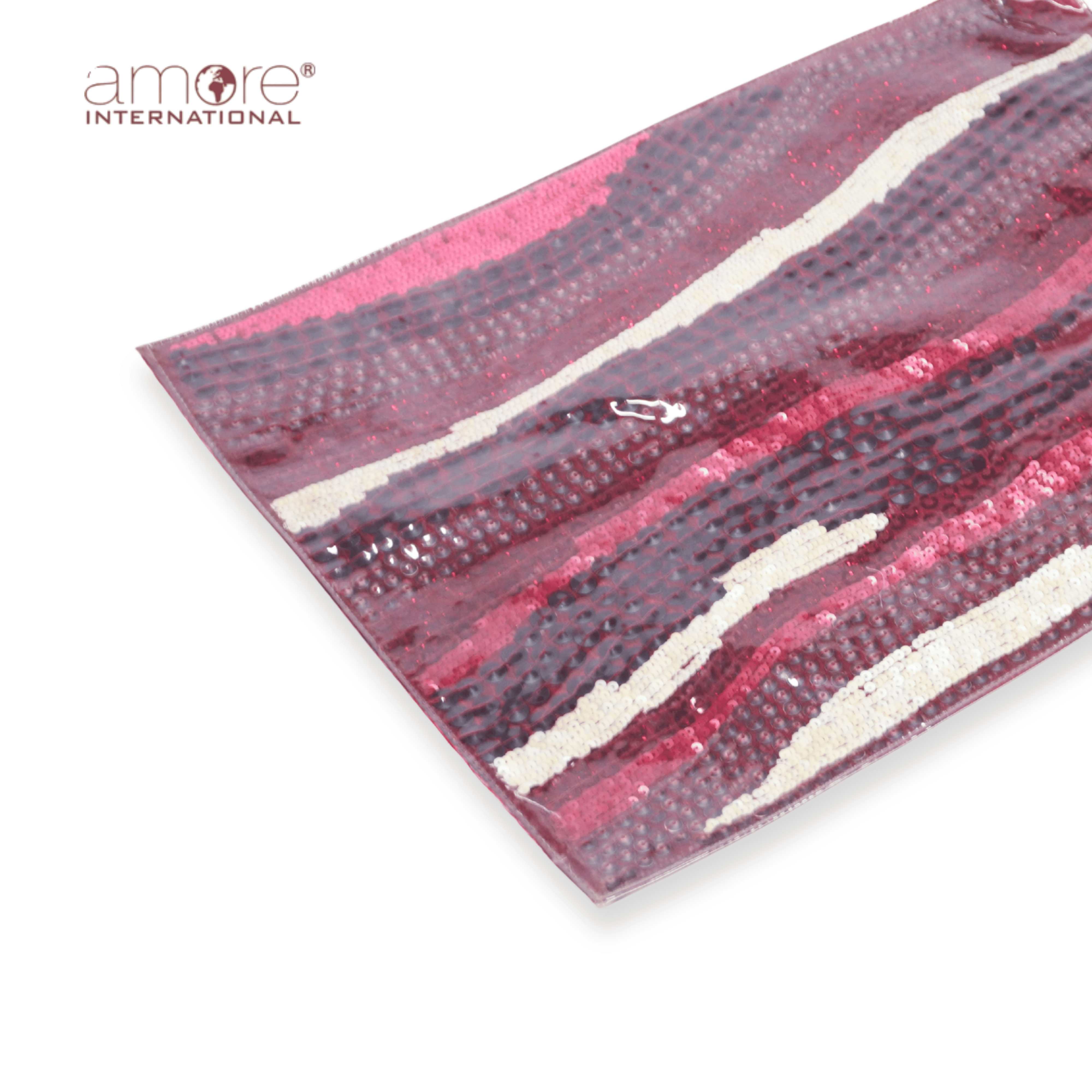 Handcrafted Laminated Placemat – Maroon, 12"x18"