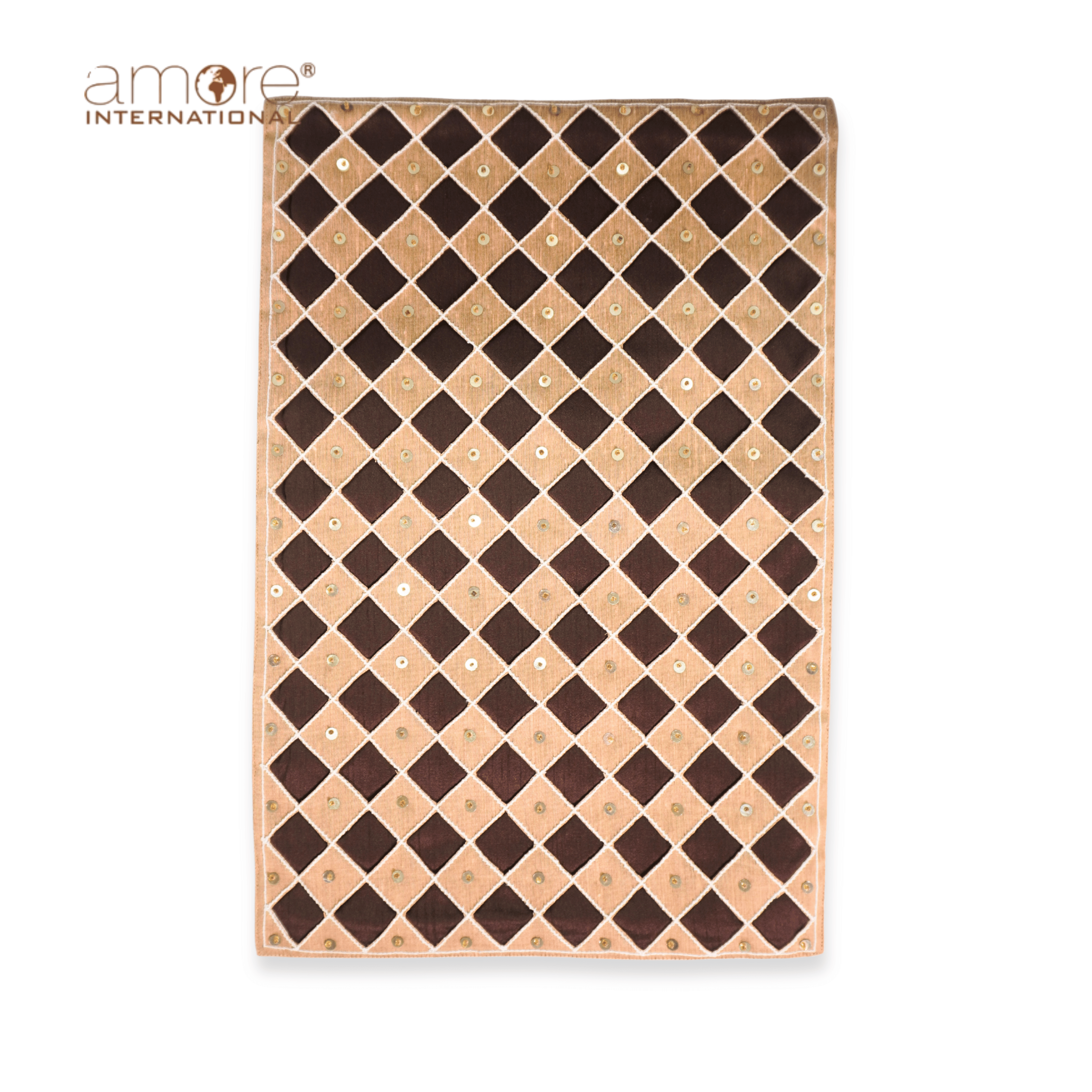 Handcrafted Placemat – Brown, 12"x18