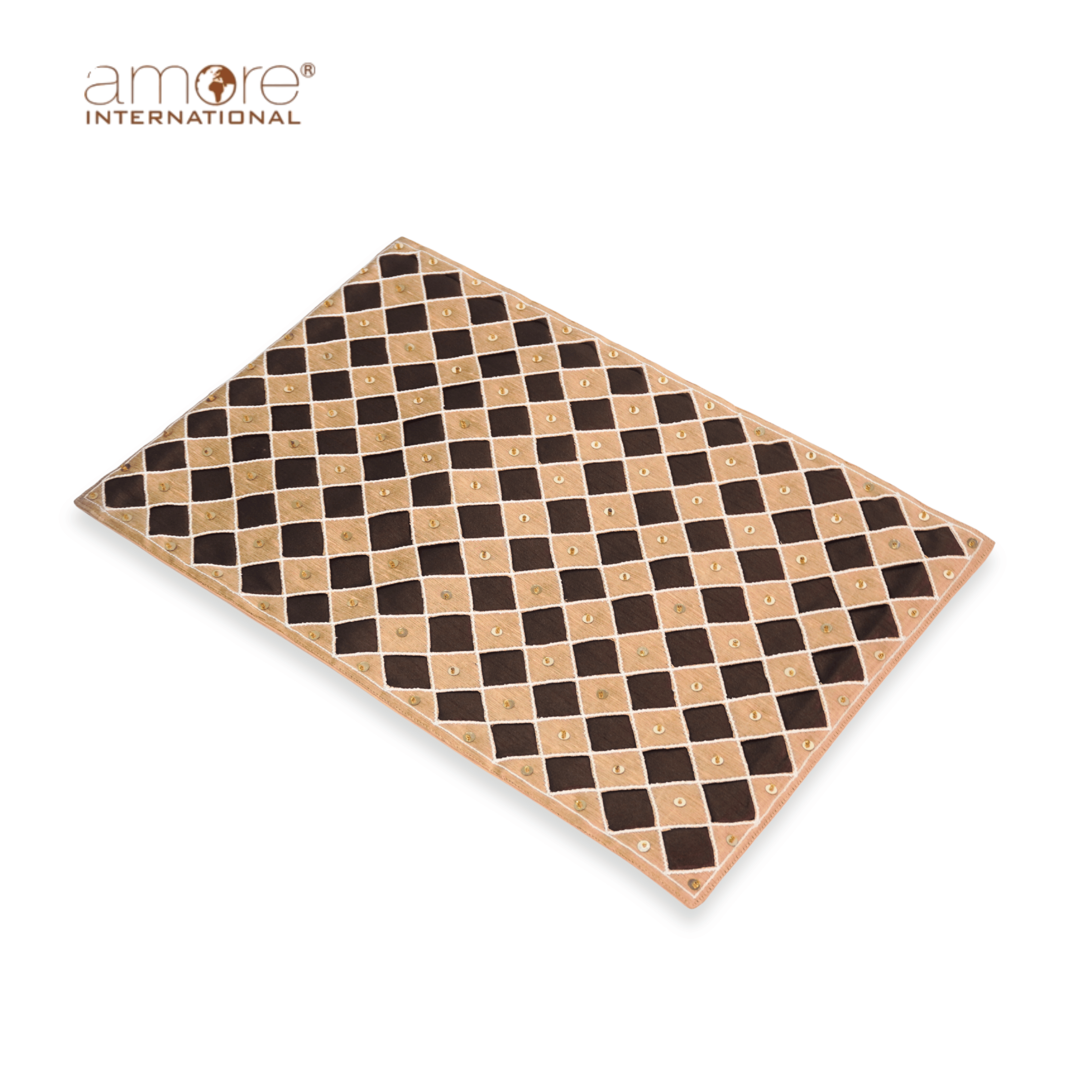 Handcrafted Placemat – Brown, 12"x18