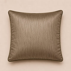 Handcrafted Cushion Cover – Metallic | 12"x12" | Embroidered Decorative Cushion Cover