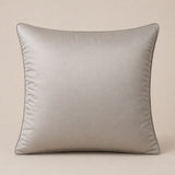 Handcrafted Cushion Cover – Gold White | 16"x16" | Poly-Cotton Matty Fabric | Premium Metallic Texture Design