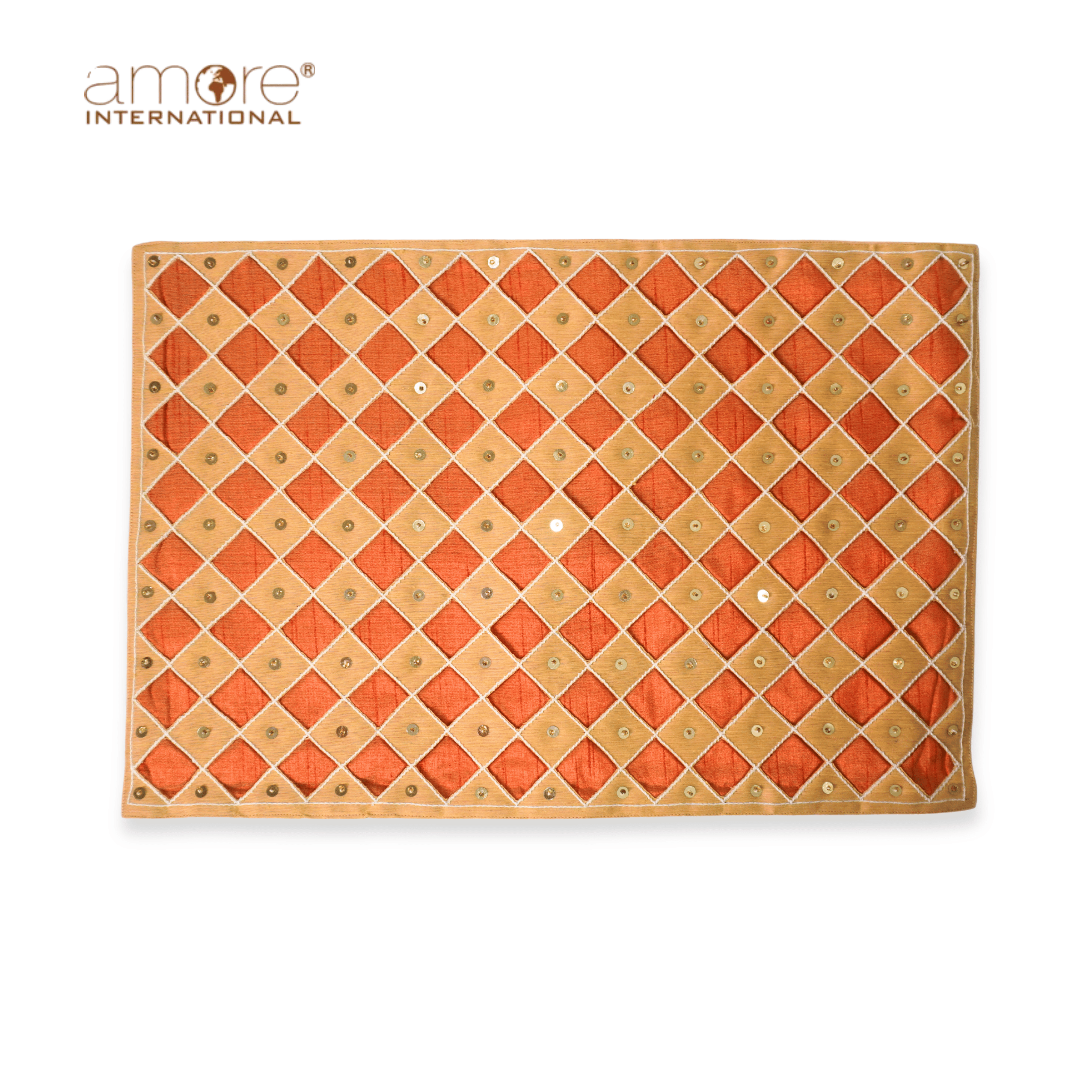 Handcrafted Placemat – Beige, 12"x18"