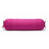 Fabric-Crafted Pink Bolster Cover – 15"x32" | Soft Polyester | Drawstring Closure | Durable & Stylish Design