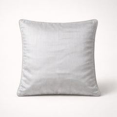 Fabric Crafted Cushion Cover – Beige | 12"x12" | Poly Cotton | Modern Textured Design