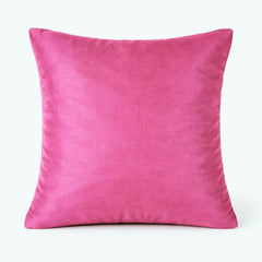 Fabric Crafted Cushion Cover – Purple | 12"x12" | Poly Cotton | Modern Textured Design