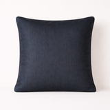Fabric-Crafted Black Cushion Cover – 16"x16" | Wave Textured Design | Premium Poly-Cotton