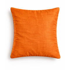 Fabric Crafted Cushion Cover – Burgundy | 12"x12" | Poly Cotton | Modern Textured Design