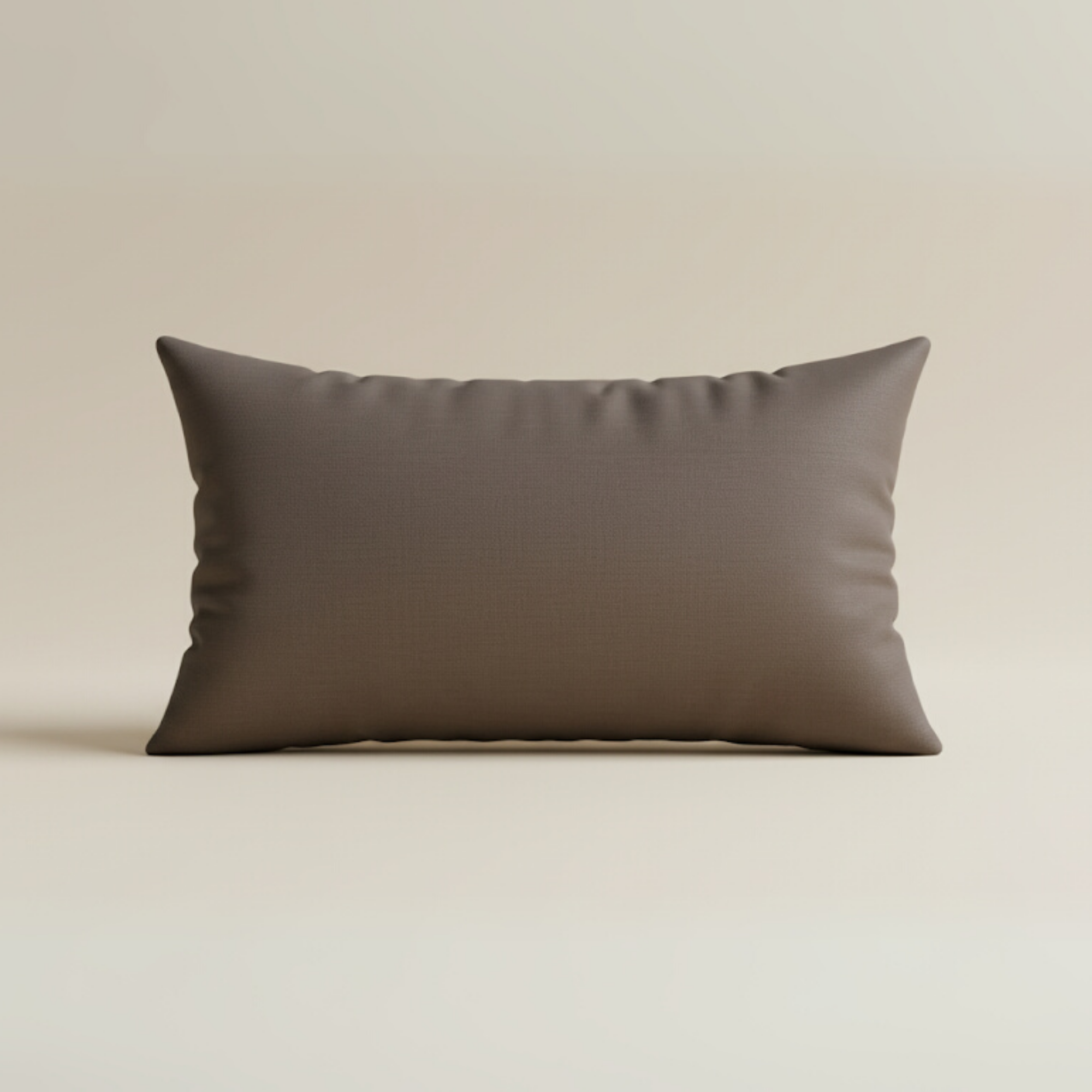 Handcrafted Brown Bolster Cover – 19"x8" | Premium Poly Cotton