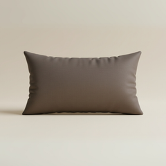 Handcrafted Brown Bolster Cover – 19"x8" | Premium Poly Cotton