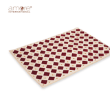 Set of - 4/6 Handcrafted Placemat – Cream, 12"x18"