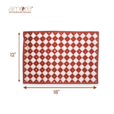 Set of 2/4/6 Pcs, Handcrafted Placemat – Bronze, 12"x18"