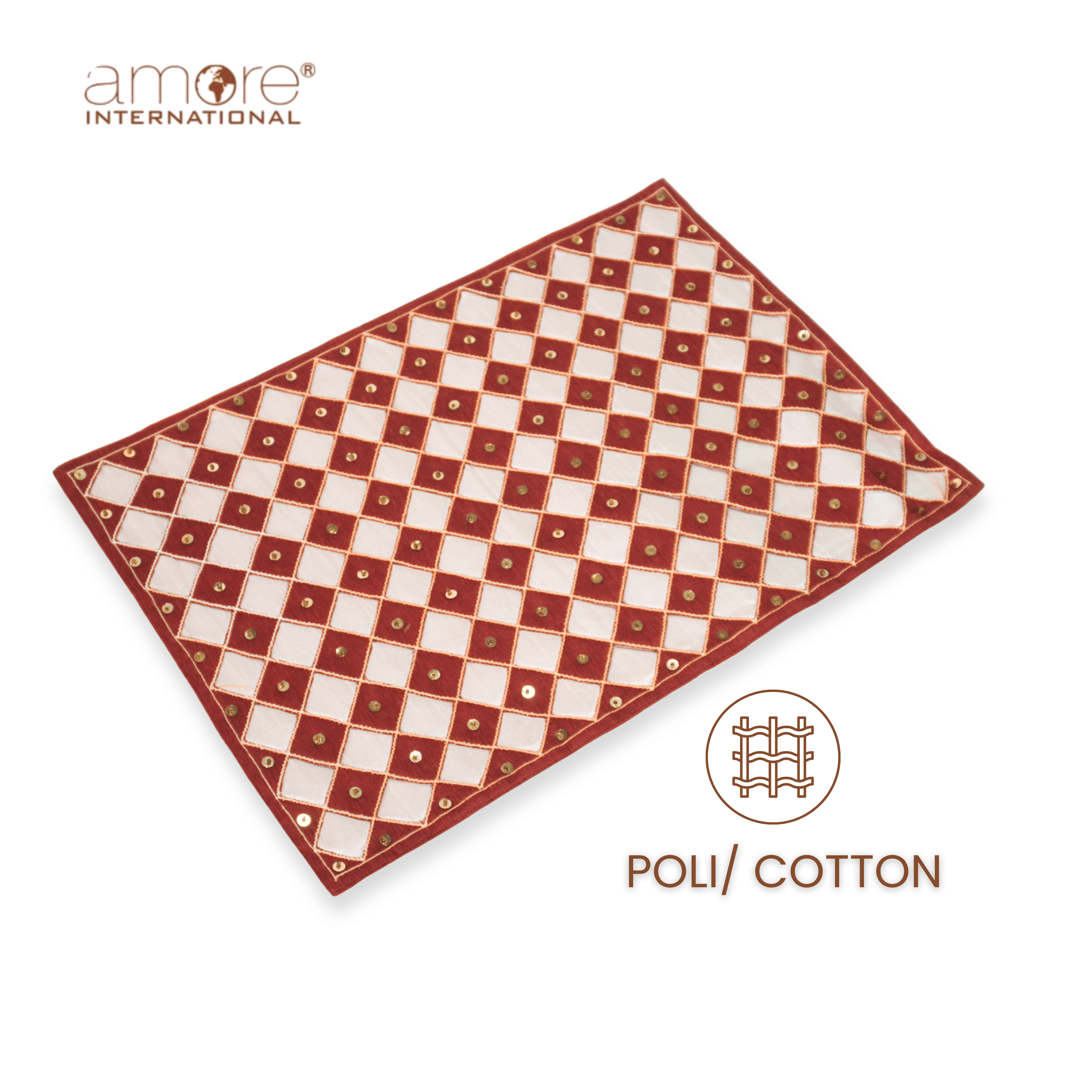 Handcrafted Placemat – Bronze, 12"x18"