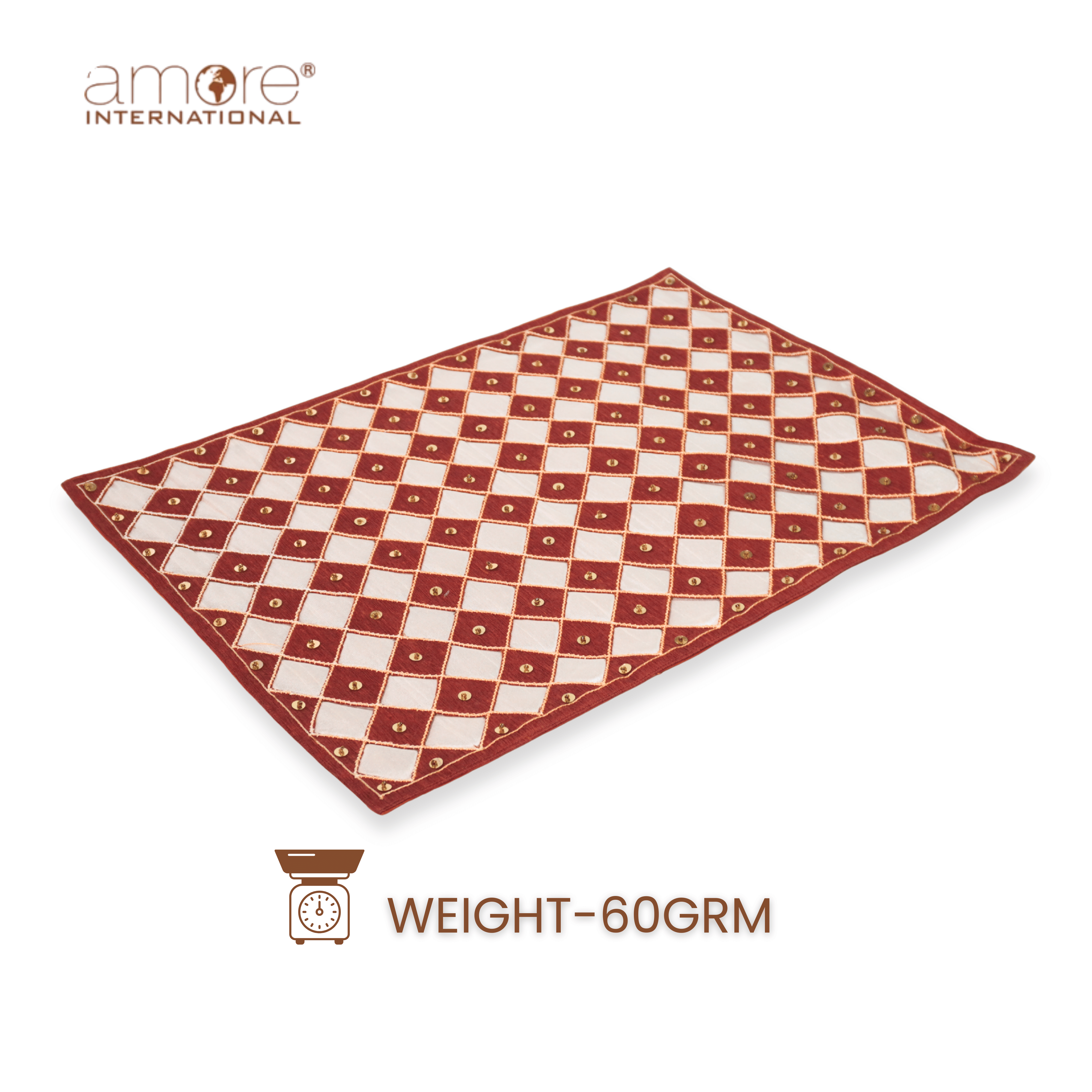 Handcrafted Placemat – Bronze, 12"x18"