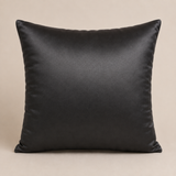 Hand-Crafted Cushion Cover – Black Silver | 16"x16" | Poly-Foam-Cotton | Elegant Festive Accent