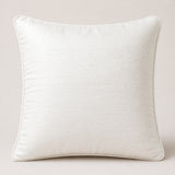 Handcrafted Cushion Cover – Beige | 12"x12" | Poly Cotton Fabric | Elegant Designer Cushion Cover