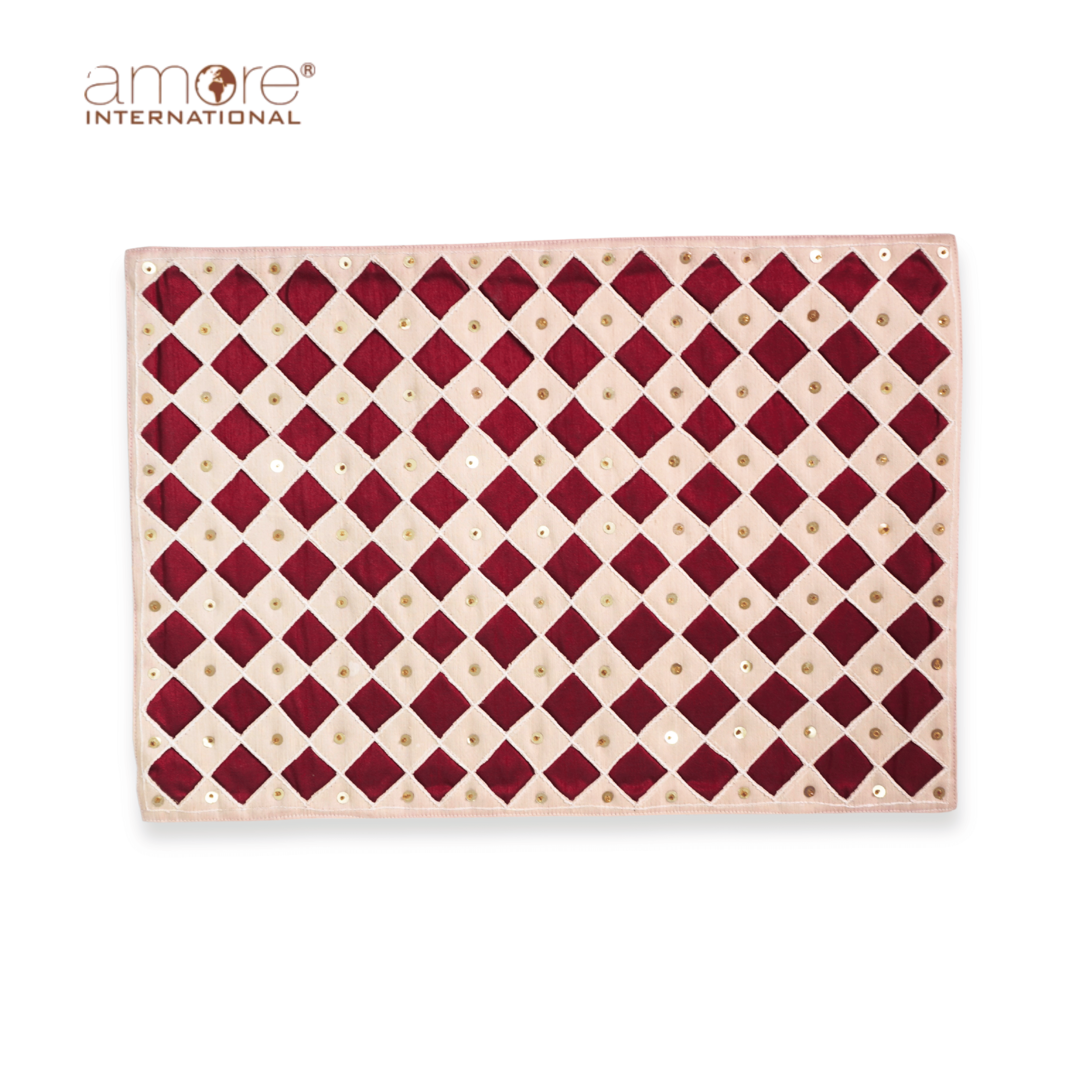 Handcrafted Placemat – Ivory, 12"x18"