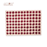 Set of 2/4/6 Pcs, Handcrafted Placemat – Ivory, 12"x18"