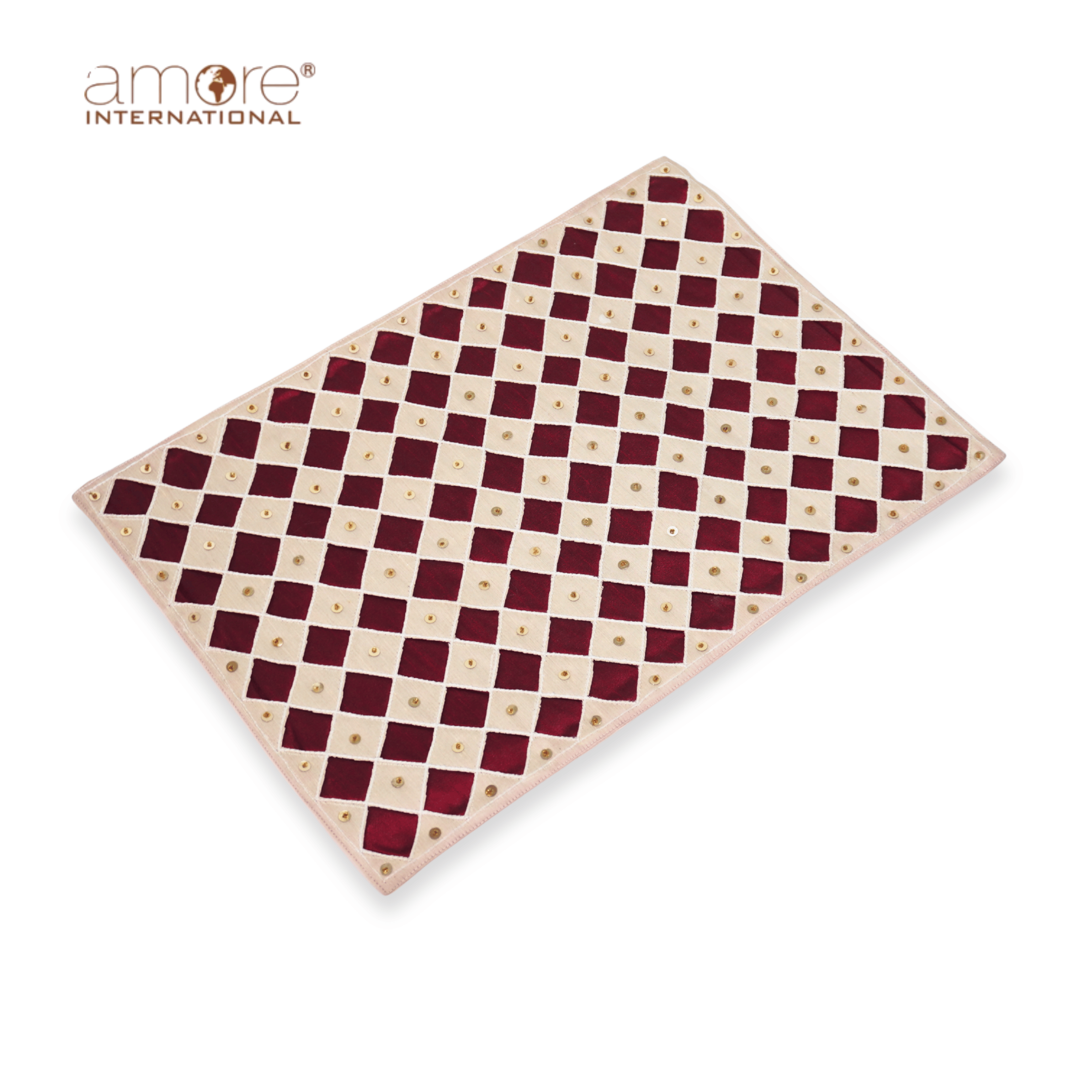 Handcrafted Placemat – Ivory, 12"x18"