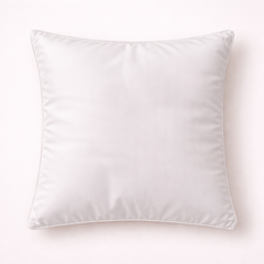 Fabric Crafted Cushion Cover – Brown | 16"x16" | Chanil Fabric | Textured Panel Design