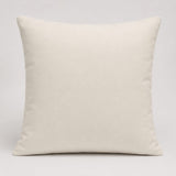 Handcrafted Cushion Cover – Cream | 16"x16" | Geometric Textured Design