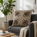 Cream Embroidered Decorative Cushion Cover | 16"x16" Premium Tassel Cushion Cover