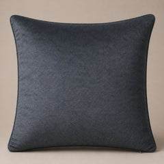 Handcrafted Cushion Cover – Black | 16"x16" | Elegant Poly Cotton Cushion Cover