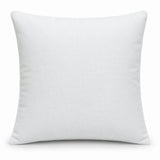Handcrafted Cushion Cover – White | 16"x16" | Geometric Textured Design