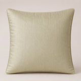 Handcrafted Cream Cushion Cover – 16"x16" | Mirror Dot Embroidery | Premium Poly Cotton | Elegant Decorative Accent
