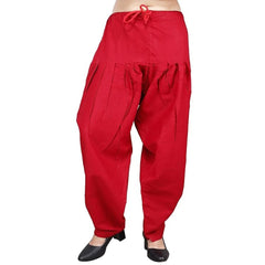 Women's Pure Cotton Semi Patiala Salwar | Premium Cotton Poplin Fabric | Drawstring Closure (Nada/Dori) | Comfortable Daily Wear Ethnic Bottom | Soft Breathable Traditional Salwar