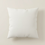 Handcrafted Beige Cushion Cover – 16"x16" | Heavy Poly Cotton | Premium Embroidered Square Design