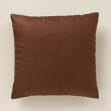 Handcrafted Brown Cushion Cover – 16"x16" | Premium Poly Cotton | Crystal-Studded Diamond Quilting | Luxury Home & Festive Décor