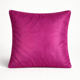 Fabric-Crafted Purple Cushion Cover – 12"x12" | Poly Cotton Fabric | Elegant & Vibrant