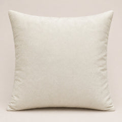 Machine Crafted Cushion Cover – White | 16"x16" | Elegant Poly Cotton Cushion Cover