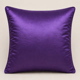 Machine Crafted Cushion Cover – Purple | 16"x16" | Elegant Poly Cotton Cushion Cover