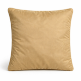Hand Crafted Cushion Cover – Gold | 12"x12" | Poly Cotton | Classic Button Tufted Design