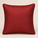 Handcrafted Maroon Cushion Cover – 16"x16" | Mirror Dot Embroidery | Premium Poly Cotton | Elegant Decorative Accent