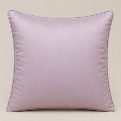 Machine Crafted Cushion Cover – Pink | 16"x16" | Elegant Poly Cotton Cushion Cover