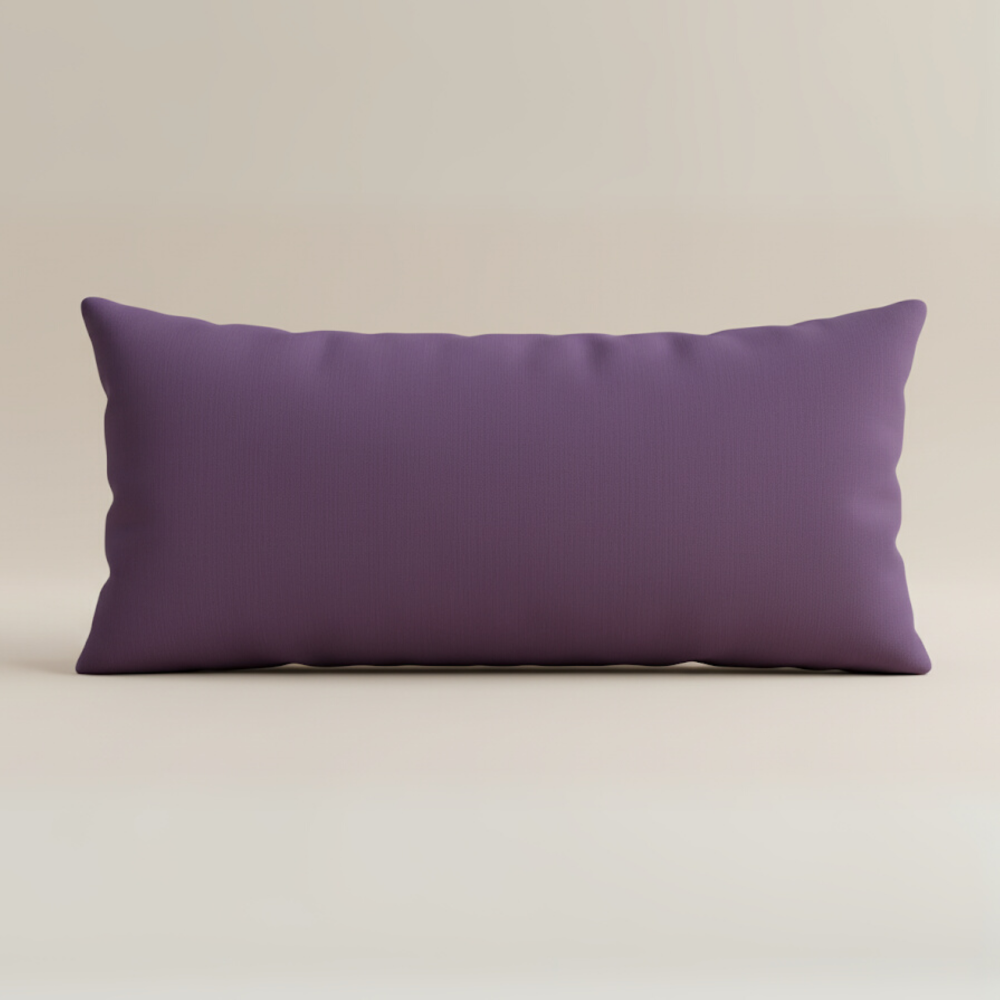 Handcrafted Purple Bolster Cover – 19"x8" | Premium Poly Cotton