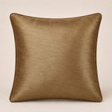Handcrafted Gold Cushion Cover – 16"x16" | Mirror Dot Embroidery | Premium Poly Cotton | Elegant Decorative Accent