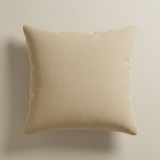 Handcrafted Cream Cushion Cover – 12"x12" | Artistic Multi-Color Embroidered Floral Design | Premium Poly Cotton