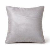 Hand Crafted Cushion Cover – Cream | 16"x16" | Poly Cotton Fabric | Floral Design