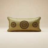 Handcrafted Gold Bolster Cover – 19"x8" | Premium Poly Cotton
