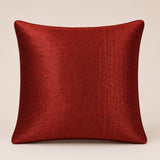Handcrafted Orange Beaded Cushion Cover – 16"x16" | Premium Poly Cotton | Elegant Handcrafted Design