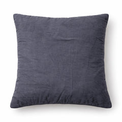 Black Textured Decorative Cushion Cover | 16"x16" Modern Wave Pattern Cushion Cover