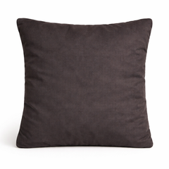 Hand Crafted Cushion Cover – Black | 16"x16" | Poly Cotton | Classic Button Tufted Design